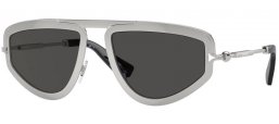 Gafas de Sol - Burberry - BE3150 - 100587  SILVER // DARK GREY