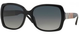 Lunettes de soleil - Burberry - BE4160 - 3433T3  BLACK // GREY GRADIENT POLARIZED