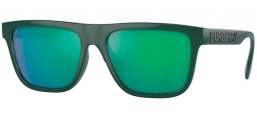 Sunglasses - Burberry - BE4402U - 4038F2  GREEN // GREEN MIRROR GREEN