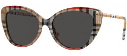 Gafas de Sol - Burberry - BE4407 - 408787  VINTAGE CHECK // DARK GREY