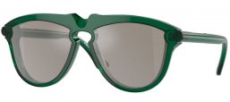 Gafas de Sol - Burberry - BE4417U - 41046G  GREEN // LIGHT GREY MIRROR SILVER