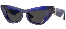 Gafas de Sol - Burberry - BE4421U - 411487  BLUE CHECKERED // DARK GREY