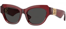 Gafas de Sol - Burberry - BE4423 - 412887  BURGUNDY // DARK GREY