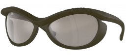 Gafas de Sol - Burberry - BE4428U - 41096G  GREEN // LIGHT GREY MIRROR SILVER