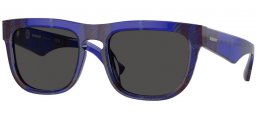 Gafas de Sol - Burberry - BE4431U - 411487  BLUE CHECKERED // DARK GREY