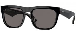 Gafas de Sol - Burberry - BE4431U - 412181  BLACK ON VINTAGE CHECKS // DARK GREY POLARIZED