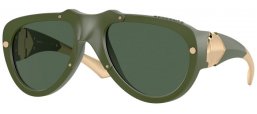 Gafas de Sol - Burberry - BE4433U - 413871  GREEN RUBBER // DARK GREEN