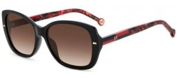 Gafas de Sol - Carolina Herrera - HER 0176/G/S - OIT (HA) BLACK RED // BROWN GRADIENT