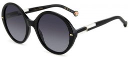 Gafas de Sol - Carolina Herrera - HER 0177/S - 80S (9O) BLACK WHITE // DARK GREY GRADIENT