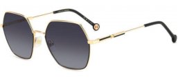 Gafas de Sol - Carolina Herrera - HER 0183/S - RHL (9O) GOLD BLACK // DARK GREY GRADIENT