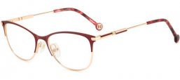 Monturas - Carolina Herrera - HER 0211 - NOA GOLD BURGUNDY