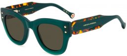 Gafas de Sol - Carolina Herrera - HER 0222/S - ACK (IR) GREEN HAVANA // GREY