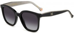 Gafas de Sol - Carolina Herrera - HER 0225/G/S - BSC (9O) BLACK SILVER // DARK GREY GRADIENT