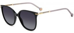 Lunettes de soleil - Carolina Herrera - HER 0229/S - P9X (9O) BLACK GLITTER BLACK // DARK GREY GRADIENT