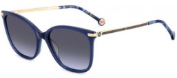 Sunglasses - Carolina Herrera - HER 0261/G/S - PJP (GB) BLUE // GREY GRADIENT AZURE