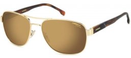 Gafas de Sol - Carrera - C FLEX 02/G/S - J5G (YL) GOLD // GOLD MIRROR POLARIZED