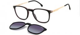 Monturas - Carrera - CA 332/CS - 807 (WJ) BLACK // CLEAR + CLIP ON GREY GRADIENT POLARIZED