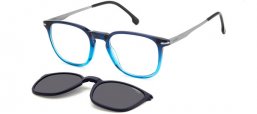 Monturas - Carrera - CA 332/CS - PJP (M9) BLUE // CLEAR + CLIP ON GREY POLARIZED