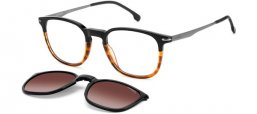 Monturas - Carrera - CA 332/CS - WR7 (LA) BLACK HAVANA // CLEAR + CLIP ON BROWN GRADIENT POLARIZED