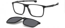 Frames - Carrera - CA 4020/CS - 807 (M9) BLACK // CLEAR + CLIP ON GREY POLARIZED