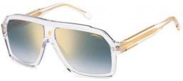 Gafas de Sol - Carrera - CARRERA 1053/S - 900 (1V) CRYSTAL // BLUE GRADIENT GOLD MIRROR