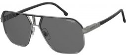 Gafas de Sol - Carrera - CARRERA 1062/S - RZZ (M9) MATTE BLACK DARK RUTHENIUM // GREY POLARIZED