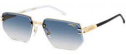 Gafas de Sol - Carrera - CARRERA 1070/S - 80S (08) BLACK WHITE // DARK BLUE GRADIENT