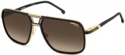 Gafas de Sol - Carrera - CARRERA 1071/S - I46 (86) MATTE BLACK GOLD // BLACK BROWN GRADIENT GREEN ANTIREFLECTION