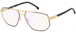 Monturas - Carrera - CARRERA 1141 - I46 (2Y) GOLD BLACK // LIGHT BLUE MIRROR