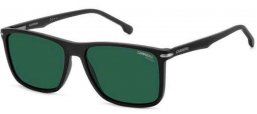 Sunglasses - Carrera - CARRERA 298/S - 003 (UC) MATTE BLACK // GREEN POLARIZED