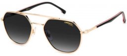 Gafas de Sol - Carrera - CARRERA 303/S - W97 (9O) GOLD STRIPED BLACK // DARK GREY GRADIENT