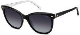 Gafas de Sol - Carrera - CARRERA 3043/S - 80S (9O) BLACK WHITE // DARK GREY GRADIENT