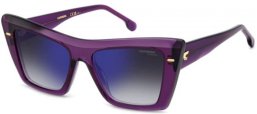 Gafas de Sol - Carrera - CARRERA 3046/S - B3V (KM) VIOLET // GREY GRADIENT MULTILAYER