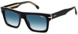 Gafas de Sol - Carrera - CARRERA 305/S - M4P (08) STRIPED BLACK // DARK BLUE GRADIENT