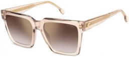 Sunglasses - Carrera - CARRERA 3067/S - FWM (YK) PINK // BURGUNDY GRADIENT GOLD MIRROR