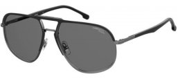 Gafas de Sol - Carrera - CARRERA 318/S - RZZ (M9) MATTE BLACK DARK RUTHENIUM // GREY POLARIZED