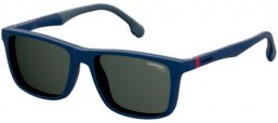 Monturas - Carrera - CARRERA 4009/CS - RCT (M9) MATTE BLUE // CLIP ON GREY POLARIZED