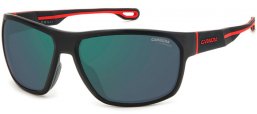 Gafas de Sol - Carrera - CARRERA 4018/S - BLX (Q3) MATTE BLACK RED // GREEN GREY MIRROR POLARIZED