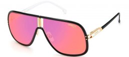 Sunglasses - Carrera - FLAGLAB 11 - 3H2 (UZ) BLACK PINK // RED MIRROR