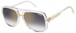 Sunglasses - Carrera - VICTORY C 10/S - REJ (FQ) CRYSTAL // GREY GRADIENT GOLD MIRROR