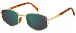 Gafas de Sol - David Beckham Eyewear - DB 1129/S - HM2 (MT) GOLD HONEY HAVANA // GREEN MIRROR