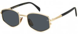 Gafas de Sol - David Beckham Eyewear - DB 1129/S - RHL (IR) GOLD BLACK // GREY