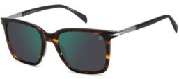 Sunglasses - David Beckham Eyewear - DB 1130/S - EX4 (MT) BROWN HORN // GREEN MIRROR