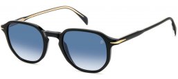 Gafas de Sol - David Beckham Eyewear - DB 1140/S - 807 (08) BLACK // DARK BLUE GRADIENT