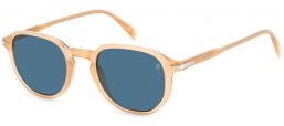 Gafas de Sol - David Beckham Eyewear - DB 1140/S - HAM (KU) CHAMPAGNE // BLUE GREY