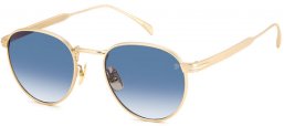 Gafas de Sol - David Beckham Eyewear - DB 1142/S - AOZ (08) MATTE GOLD // DARK BLUE GRADIENT