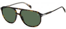 Gafas de Sol - David Beckham Eyewear - DB 1159/S - 086 (UC) HAVANA // GREEN POLARIZED