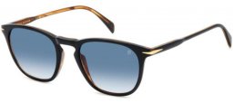 Gafas de Sol - David Beckham Eyewear - DB 1160/S - 05K (08) BLACK STRIPED // BLUE GRADIENT