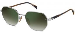 Gafas de Sol - David Beckham Eyewear - DB 1162/F/S - 6LB (CS) RUTHENIUM // GREEN GRADIENT GREEN MIRROR