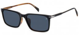 Gafas de Sol - David Beckham Eyewear - DB 1163/F/S - 05K (KU) BLACK STRIPED // BLUE